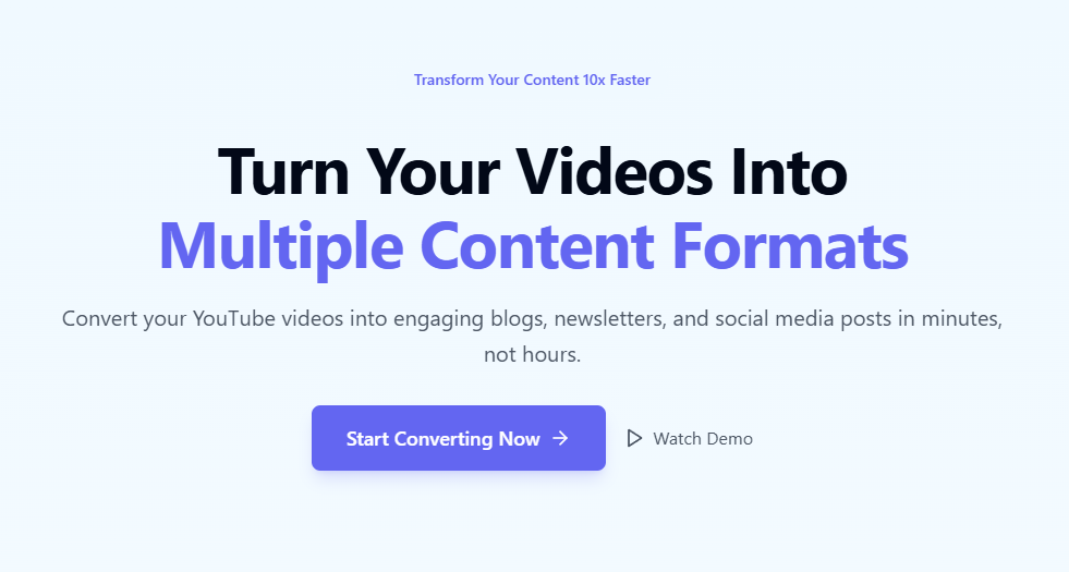 Video Repurpose